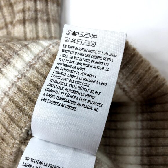 American Eagle NWT Tan V-Neck‎ Wrap Front Cropped Sweater Size XS - Picture 7 of 10